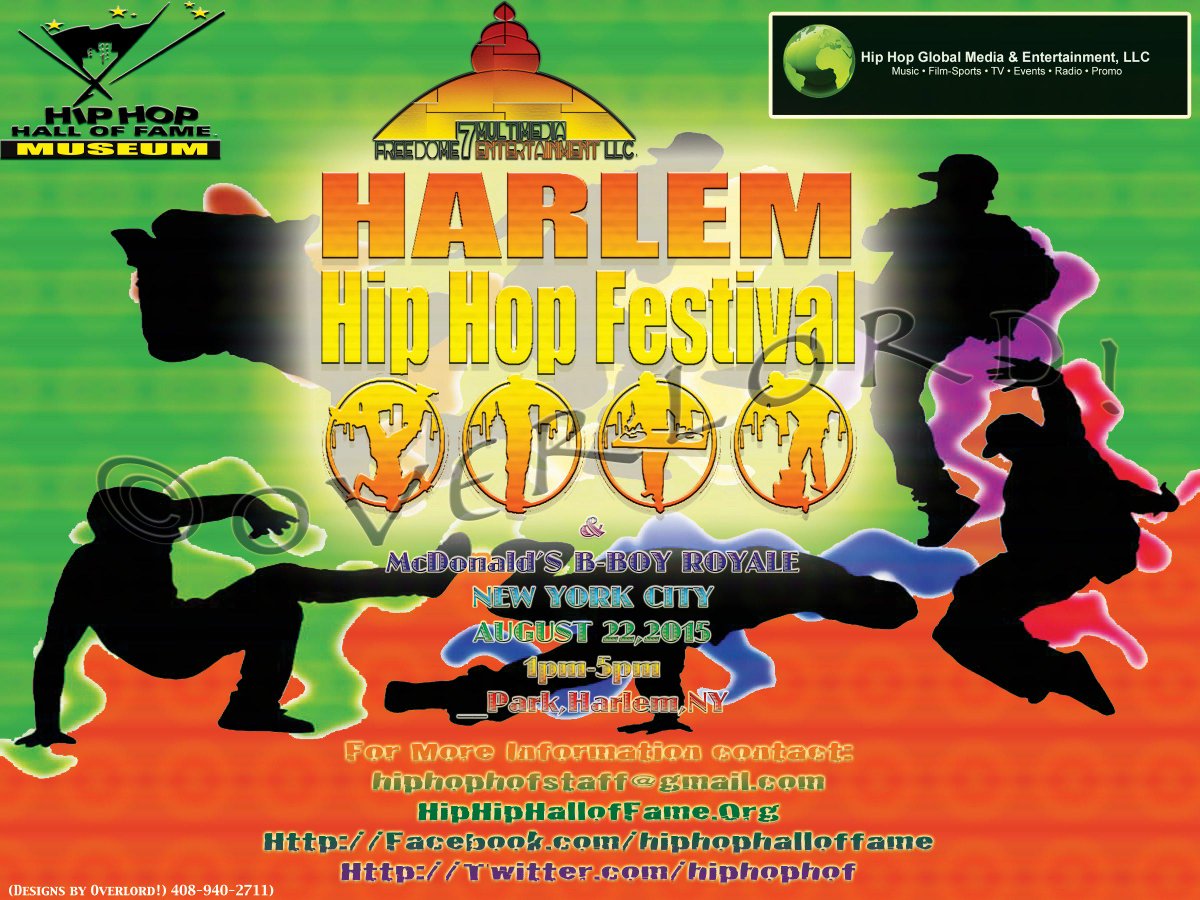HarlemHipHopFes's tweet photo. 2nd Annual #HarlemHipHopFestival @HARLEMWEEK with @HipHopHoF Sat August 22, 2015 1-5pm St Nicholas Park #Harlem http://t.co/AWalF0HQek