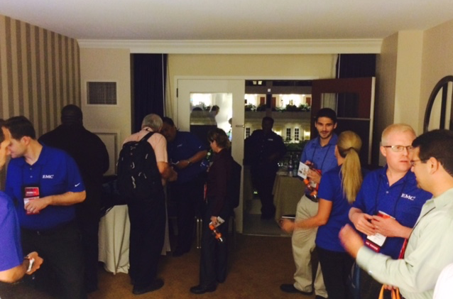 DellTechPartner's tweet photo. Last night's #EMCXCH15 demo room 2017 was full of great conversations. It only continues tonight, so don't miss out! http://t.co/SETWItm8I0