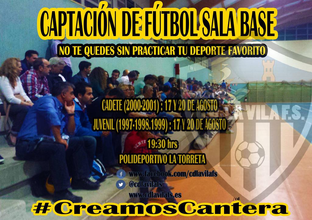 cdlavilafs's tweet photo. ¡NO TE QUEDES SIN PRACTICAR TU DEPORTE FAVORITO! Jornadas de captación para el juvenil y cadete. #CreamosCantera http://t.co/HGDgPQNI4V