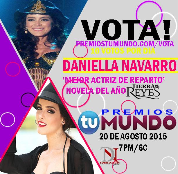 DaniNavarroFans's tweet photo. solo 3 días para votar por @DaniNavarroTV en http://t.co/NP6sKaSPUz #MejorActrizDeReparto http://t.co/JlzlaGgxEE
