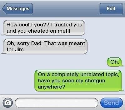 TweetThatText's tweet photo. Gun control? #Dad #GunControl #Textfail 🔫 http://t.co/Dp5Ok6FoqN