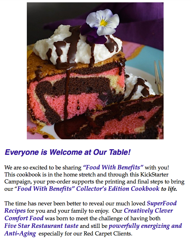 JingSlingers's tweet photo. .@SurThrival Awesome! @JingSlingers "Food with Benefits" SuperFood #Cookbook http://t.co/SOolL7G1sJ #Paleo http://t.co/aHMkigu1sR Thanks!