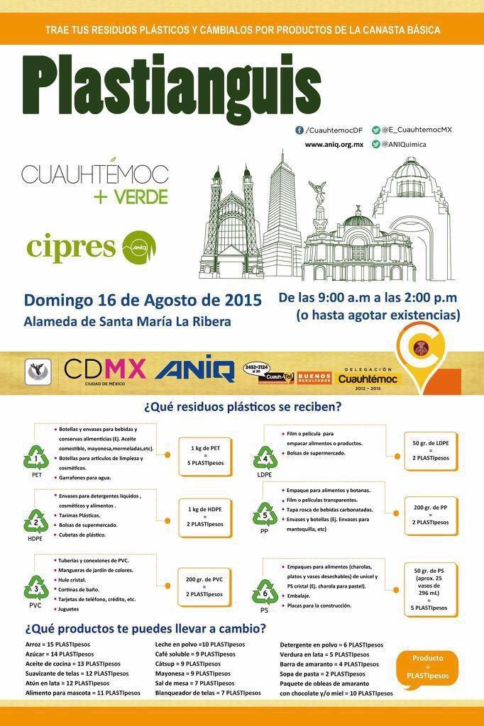 mackry_sc's tweet photo. Feria Ambiental en Santa María La Ribera (13-16 de agosto), traigan sus residuos y cambienlos por útiles productos. http://t.co/DvB1ECgswS