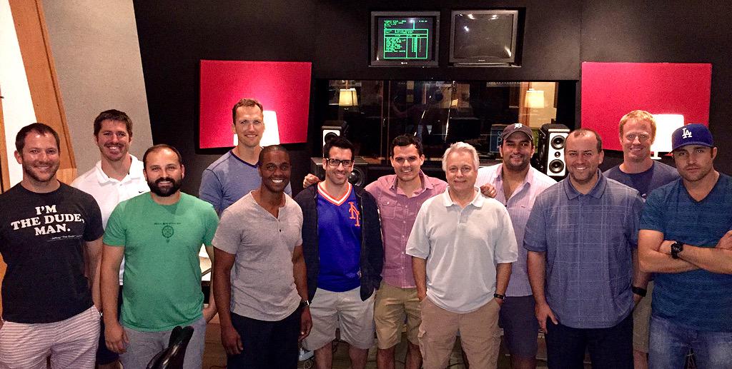 Recording today with a familiar face. #Chicago #TheNewOldFashioned