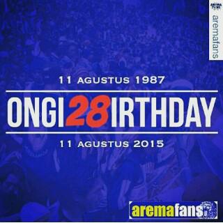 VandiMSurpluS's tweet photo. Selamat Ulang Tahun - Arema Day.. #Eksi28ersama http://t.co/qios6Igsbo