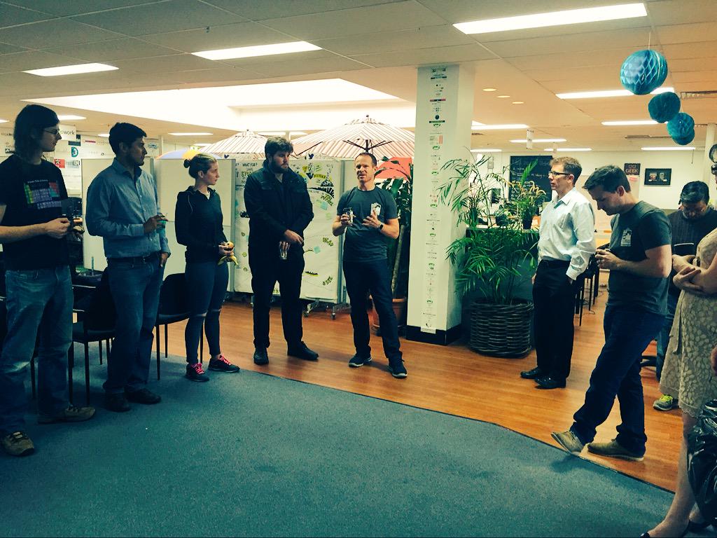 ellispeta's tweet photo. #rclaccelerator roadshow day 2 breakfast with @liubinskas @AaronBirkby @joshantho @sbxr @murudau http://t.co/IMJPNSlsXx