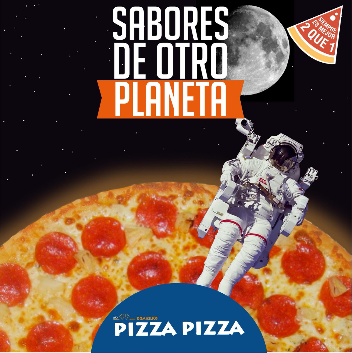PizzaPizzaCol's tweet photo. Sal de tu mundo y explora nuestros sabores sin fin, siempre habrá un sabor que te encantará. #UniversoPizzaPizza http://t.co/IrMjkIQVIY