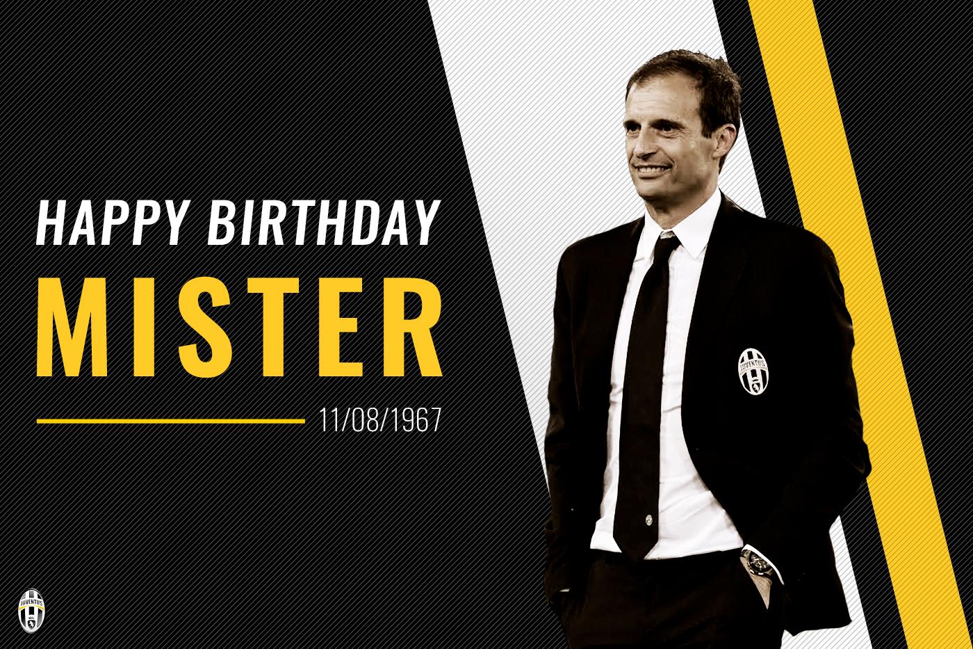 Team:Happy Birthday, Max!: Juventus boss Massimiliano Allegri celebrates his 48th birthday 