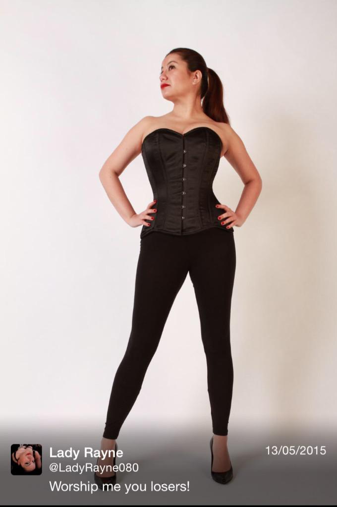 femwick's tweet photo. @LadyRayne080 all should drop to their knees and beg to serve the utterly Devine Lady Rayne http://t.co/eCcZTuKiN9 http://t.co/jOgZZ4RO72