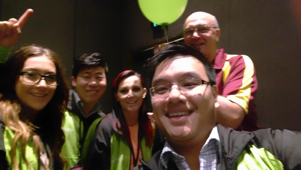 joelikesitneat's tweet photo. Having a great time with HTC! #htconeday #vitacon15 http://t.co/3fSnrcV5vC