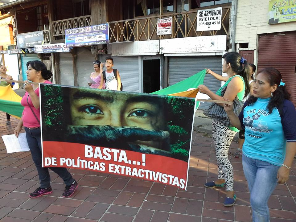 wambraEc's tweet image. Desde Pastaza @Sarayaku_Libre se un al #Levantamiento anuncian su salida a #Quito para exigir fin Ronda Petrolera