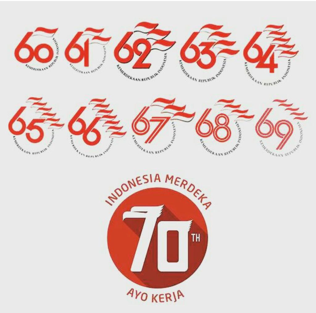 ParaInspirasi On Twitter Perubahan Logo Kemerdekaan 10 Tahun