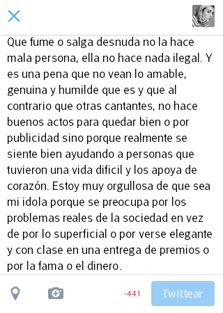 male55's tweet photo. "@cyxrs: "es vergonzoso tener a miley de idola, da asco"
AQUÍ ESTÁ MI RESPUESTA. http://t.co/18GkKy4x7D"
