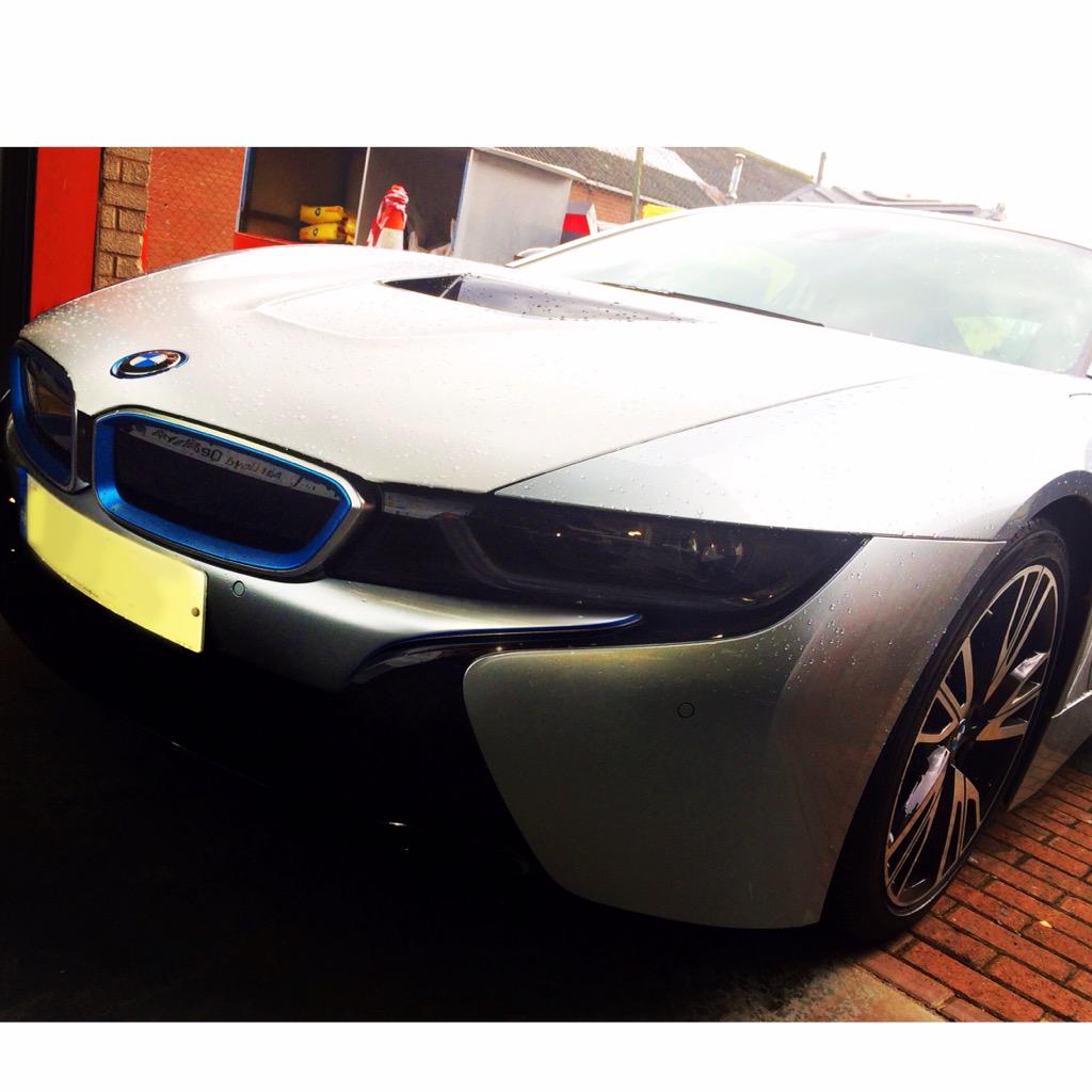 Honorable mention from our #WrapWars contest.
#BlueAluminum_631 accents on this beautiful #BMW #i8!
By <a href="/grafixsigns/">Grafix Signs</a>
