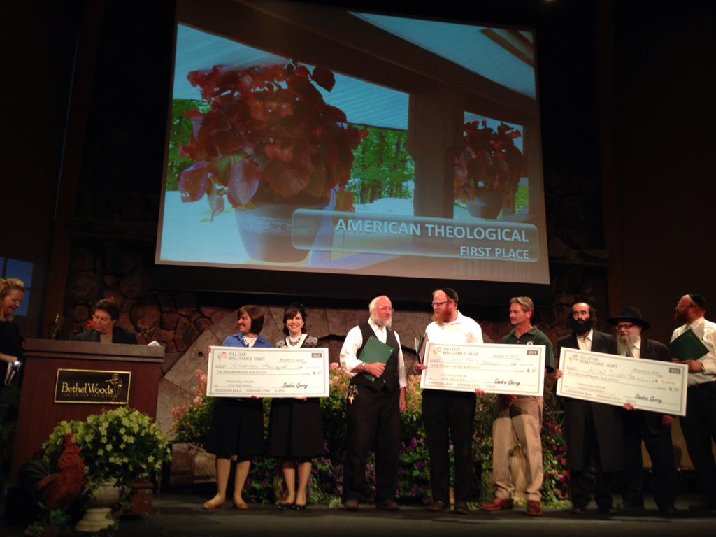 SullRen's tweet photo. Congratulations Mitzvah Award winner American Theological! #SRAwards2015 http://t.co/jx28Tn8T2A