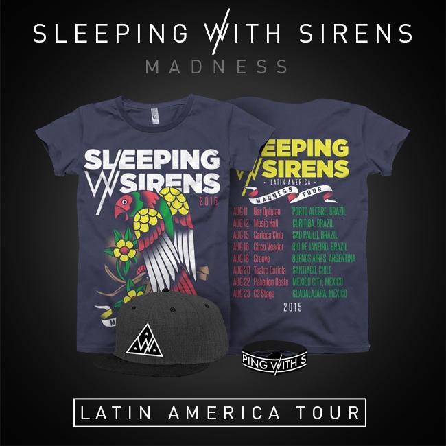 Don't forget to stop by our merch table at your show in Latin America!