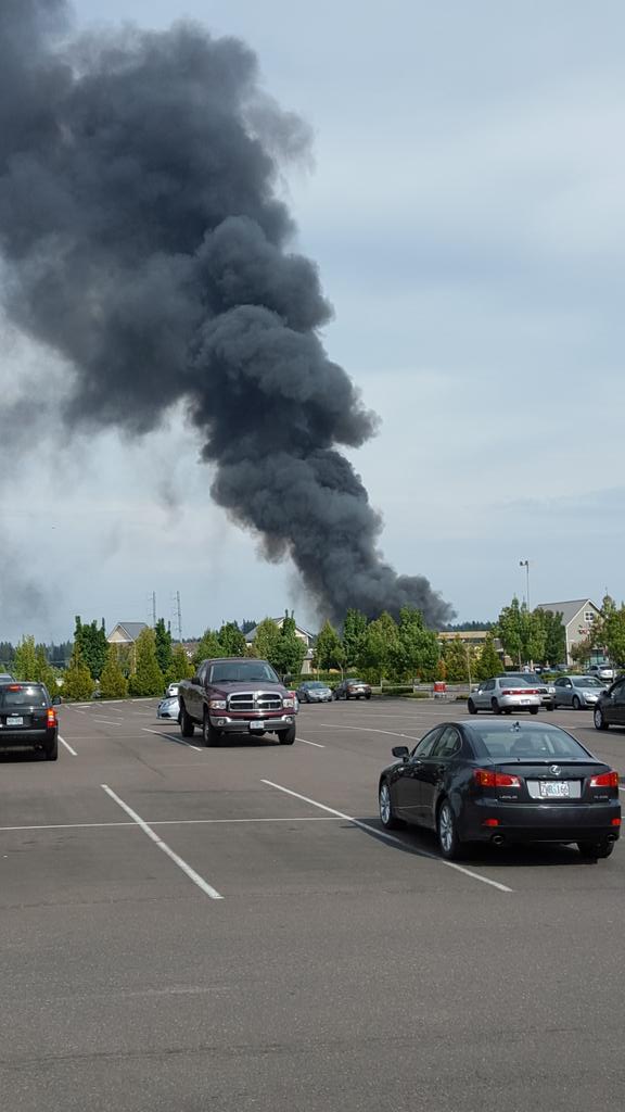 sherwood walmart sends plume smoke sherwood walmart photos walmart sherwood