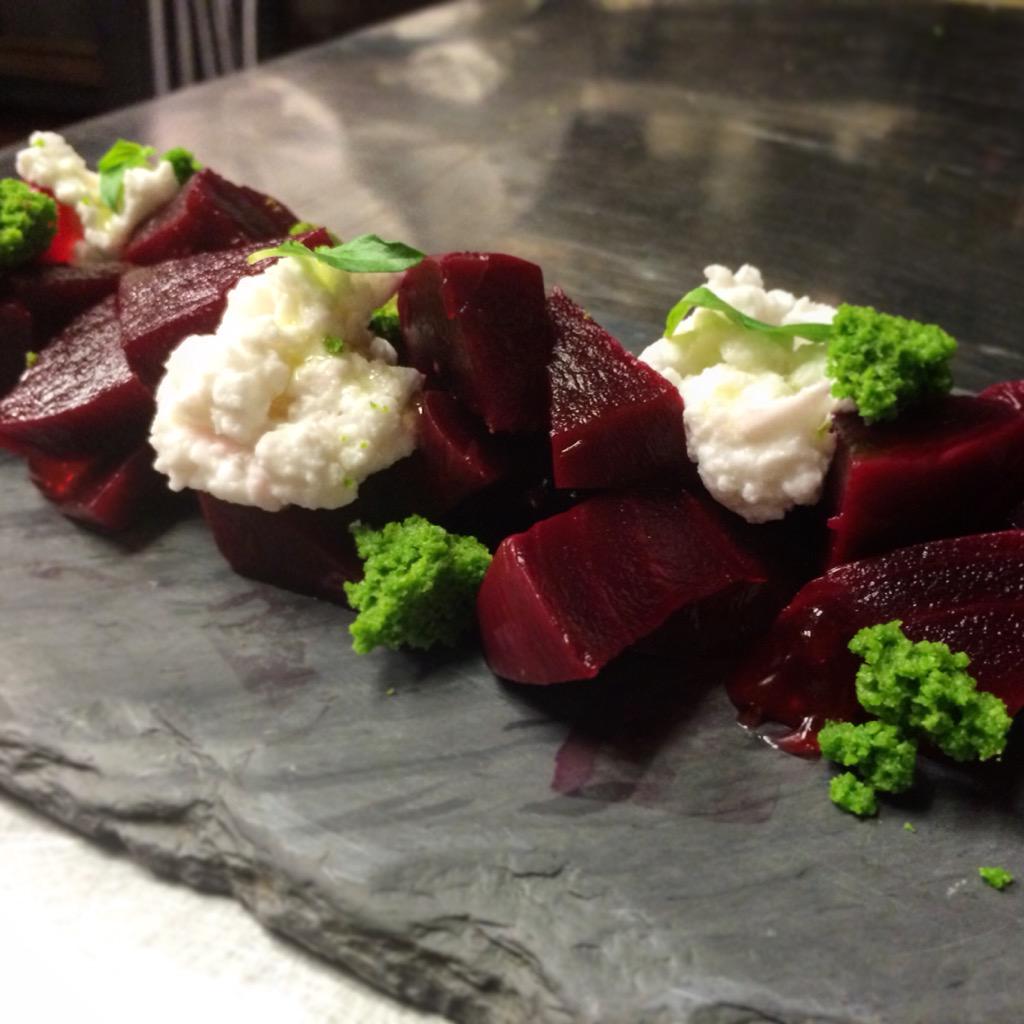 Our pickled beets with coconut ricotta and Thai basil missed you too. (Had to bring this one back. Come and get it!)