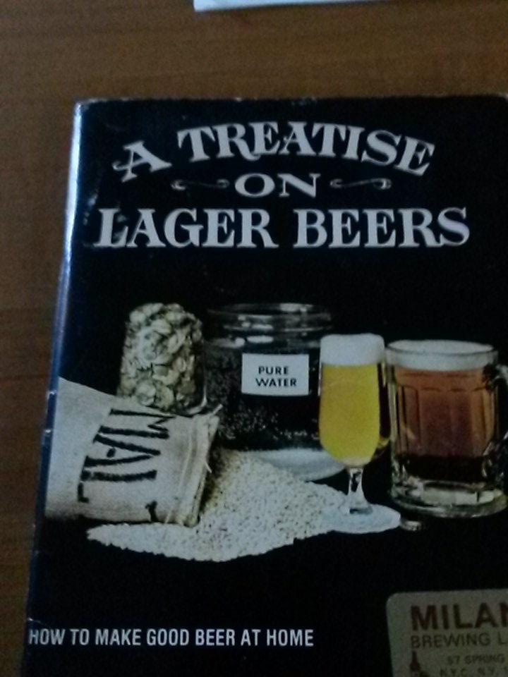 beeriac's tweet photo. Fred Eckhardt wrote a very early book on homebrewing in 1970 entitled "A Treatise on Lager Beers" http://t.co/YKDyHU7oxu