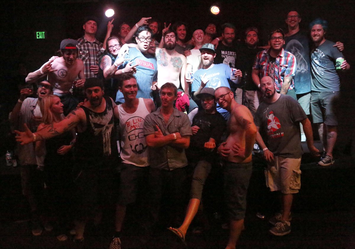 SkaRevivalTour's tweet photo. Thanks #Denver! Moe's was a blast last night! @oatiepaste, @TheDendrites, @BeLikeMaxLV &amp; @TheAoks killed it. #revived http://t.co/XeVnp7xPyX