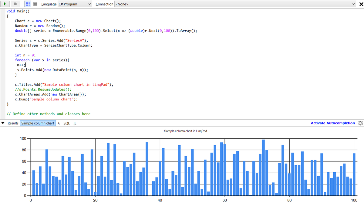 Windows Forms Chart