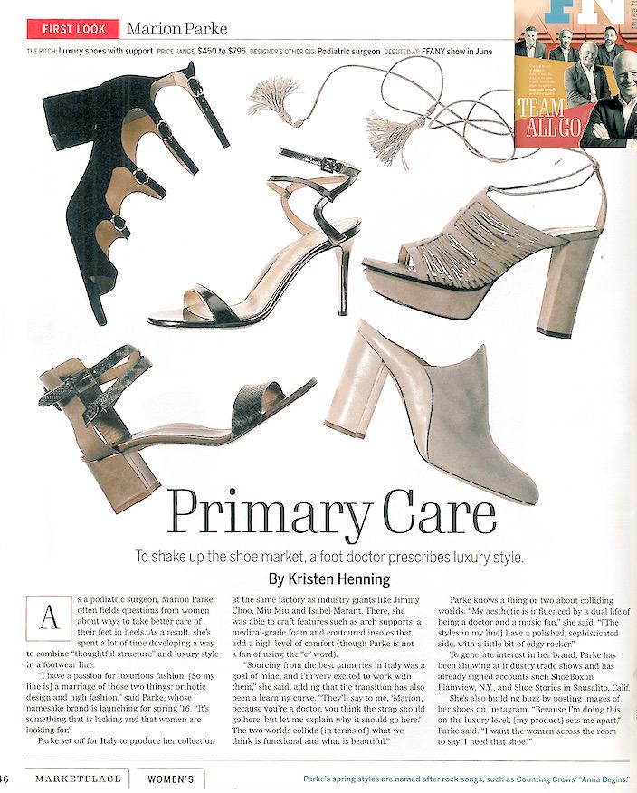 marion_parke's tweet image. First Look: Marion Parke in the August 10 edition of @FootwearNews