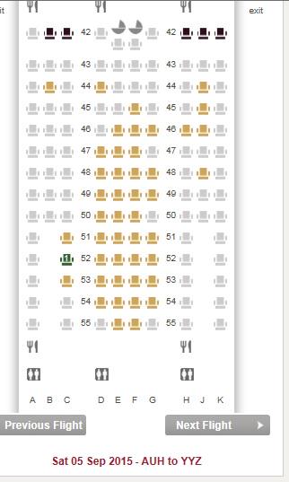 Etihad 777 Seating Chart