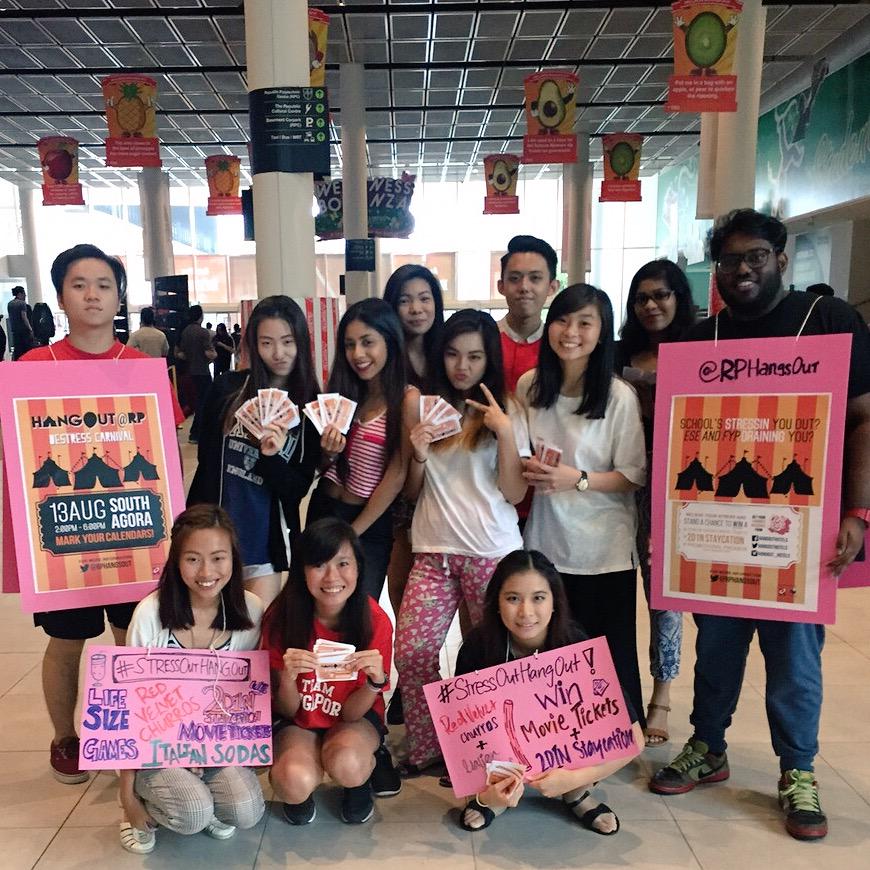 RPHangsOut's tweet photo. Did you guys spot our PJ crew around campus? #RPHangsOut #StressOutHangOut http://t.co/iiSgiuyxUW