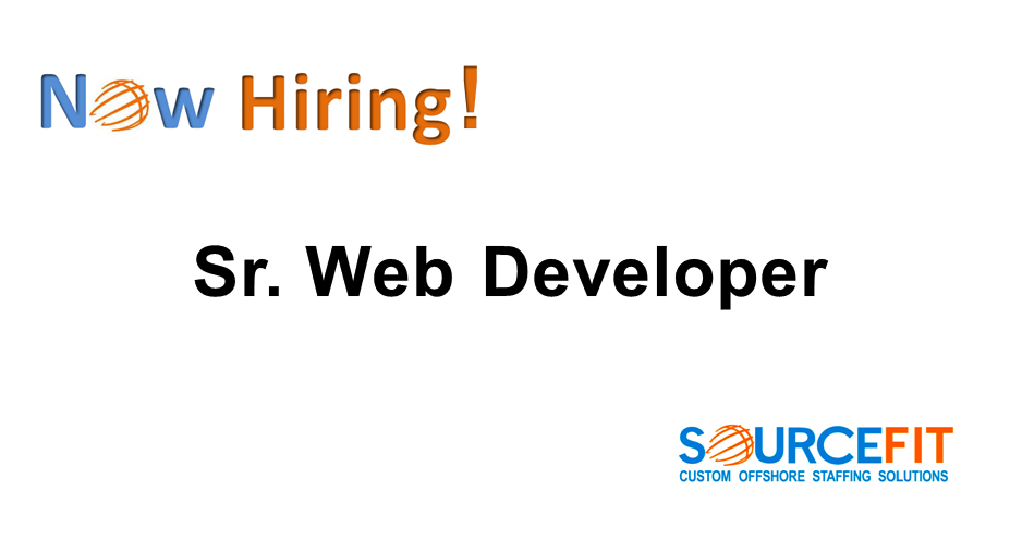 SourcefitHiring's tweet image. #NowHiring #SrWebDeveloper #ApplyNow #WereHiring
facebook.com/SourcefitRecru…