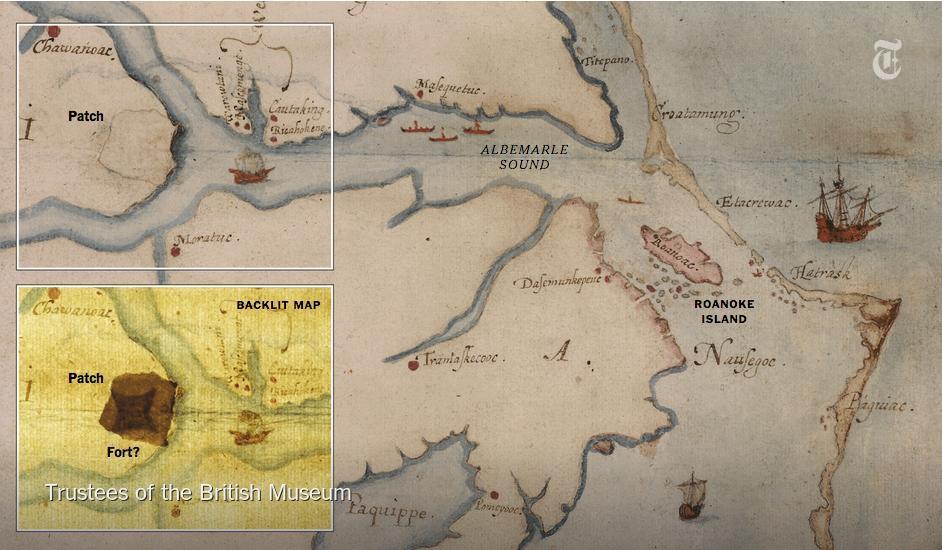 Archaeologists think they've found clues to the fate of the "lost colonists" of Roanoke nyti.ms/1IV8Ou9
