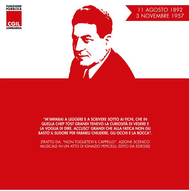 #GiuseppeDiVittorio una vita spesa per il riscatto del #lavoro e la #libertà degli ultimi. #CGIL #SiamoUnAltraStoria