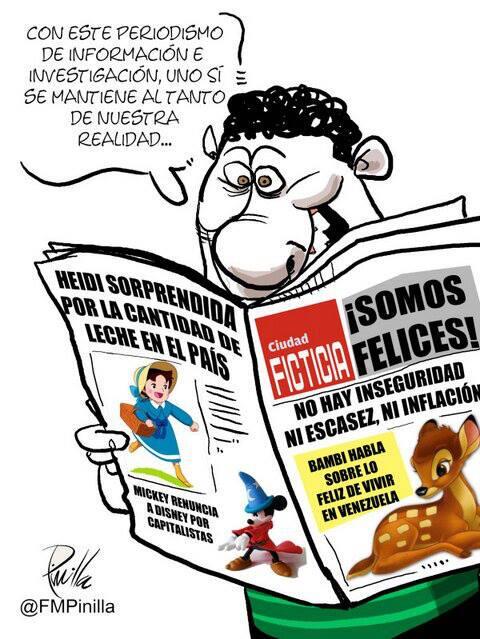 Vzla_RT_RT's tweet photo. PARA LOS QUE LE GUSTAN LEER CIUDAD FICTICIA #RegimenMentiroso http://t.co/jBxmX5TSA9