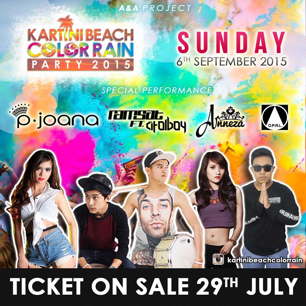 VisitJepara's tweet photo. Jepara bakal semarak lagi dengan #KartiniBeachColorRain! Menampilkan @PJoana and more! http://t.co/yTVlbta6FX #VJads http://t.co/lbFXXPvdpx