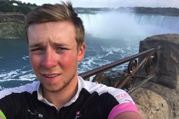 Teenager celebrates completing 18,000-mile around the world ride trib.al/vy8Jr6d