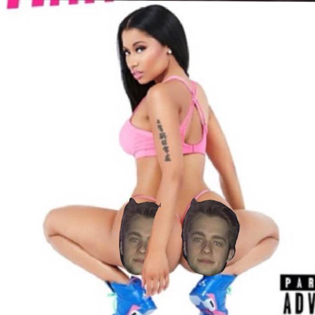 sdkonthings's tweet image. @JoeyGatto &apos;s face on nicki minaj&apos;s butt (requested)