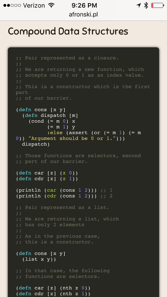 robotsthatkill's tweet image. SICP in Clojure #clojure afronski.pl/sicp-in-clojur…