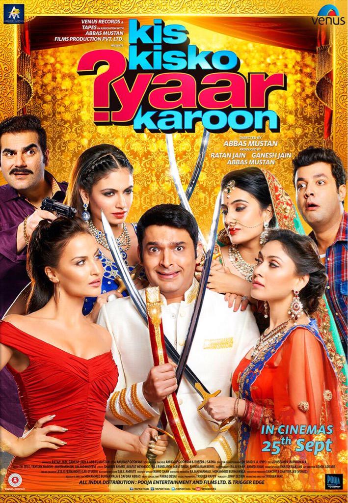 ManjariFadnis's tweet photo. There u go!!!!! Presenting the official poster of #KisKisKoPyaarKaru #KKPKFirstLook #KKPKOfficial @KapilSharmaK9 http://t.co/YXXUrlIy5W