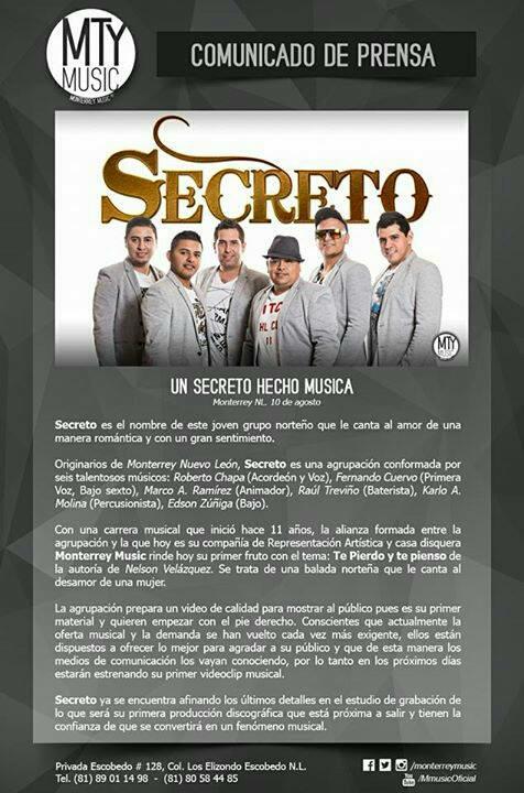 _gruposecreto's tweet photo. Comunicado de prensa @MonterreyMusic http://t.co/kELh2S8M4G
