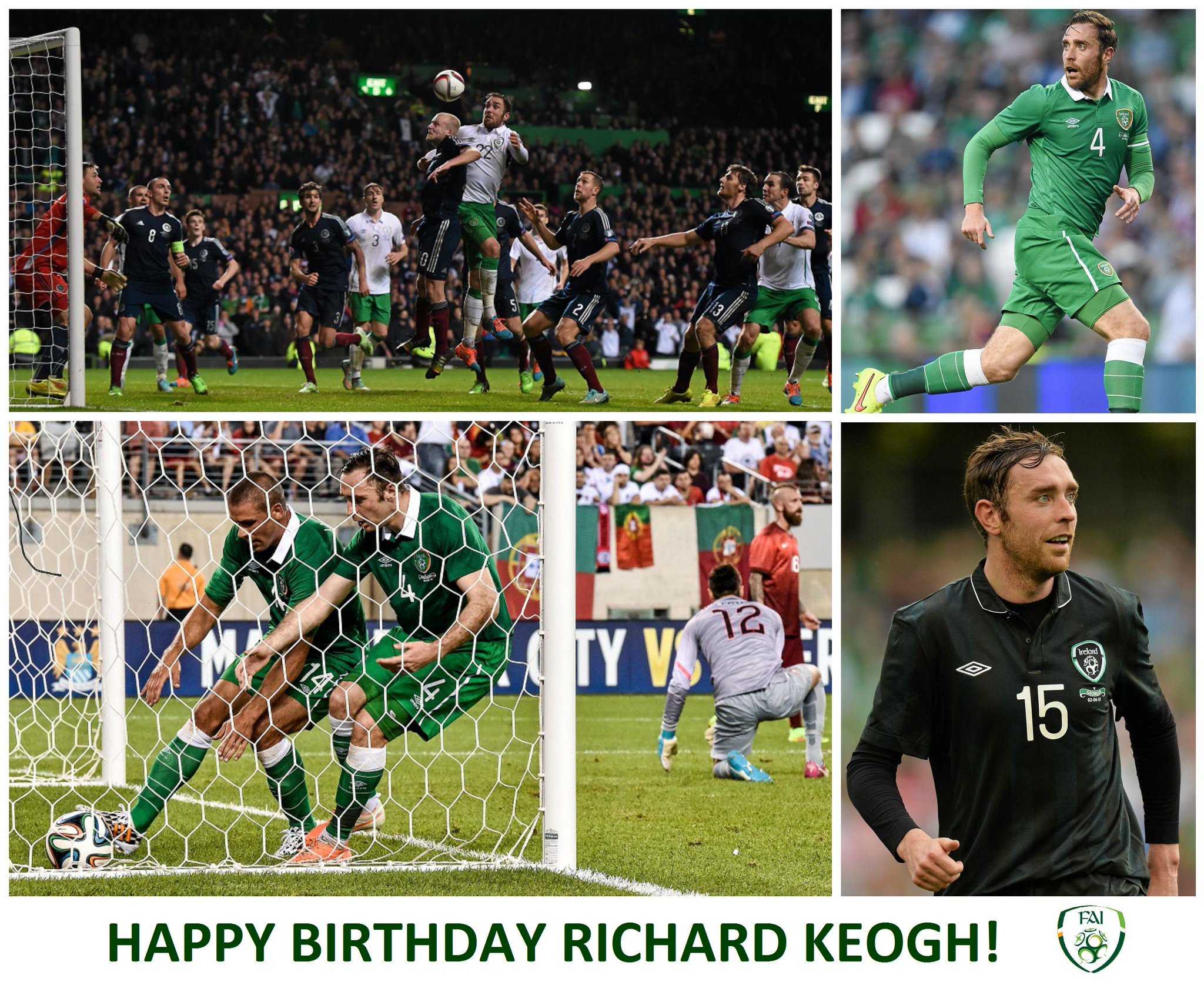 Happy Birthday to Ireland & defender Richard Keogh! 