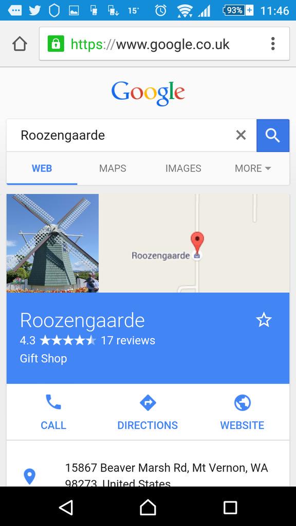 KindlenOnWeb's tweet image. Some how @google #gogles thinks the back of this @Dell Vestry is a #windmill Roozengaarde #WashingtonState