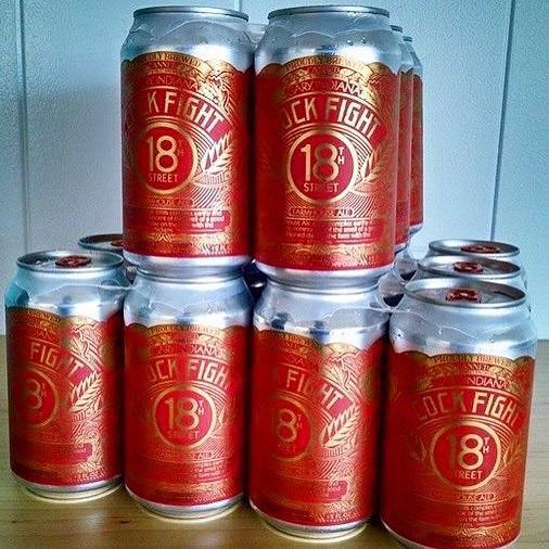 hartzandco's tweet photo. Indiana's @18thstreetbrewery rocks out with its Cockfight out. #hantverksöl #cervejaartisa… http://t.co/9xMVdn2KOe http://t.co/EdaATcColq