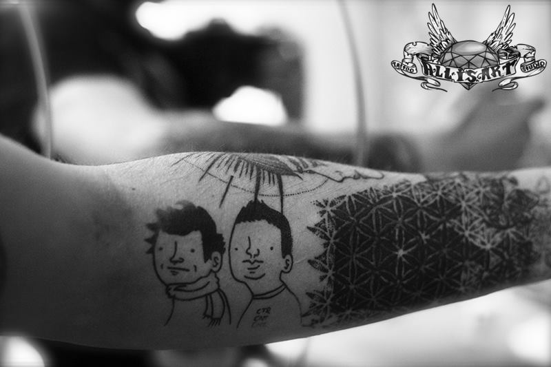 WankilStudio's tweet image. L'homme qui a surement dû perdre un pari, Ollie Heart.