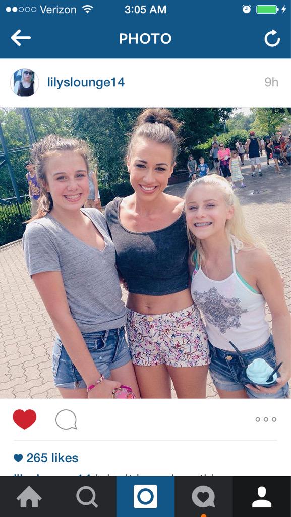 ColleenB123's tweet photo. I love meeting you guys! Thanks to everyone at kings island today who said hi! I LIKE YOU OKAY?!??? http://t.co/LtaTFTcGOF