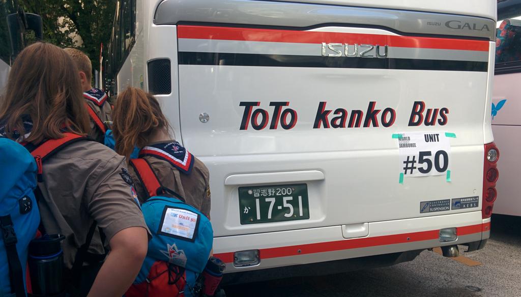 ATrueScout's tweet photo. @Unit50Japan are heading home from NYC - put the pot on, we'll be home in a day and a half! @ukcontingent #japan2015 http://t.co/1yy1iSQK7r