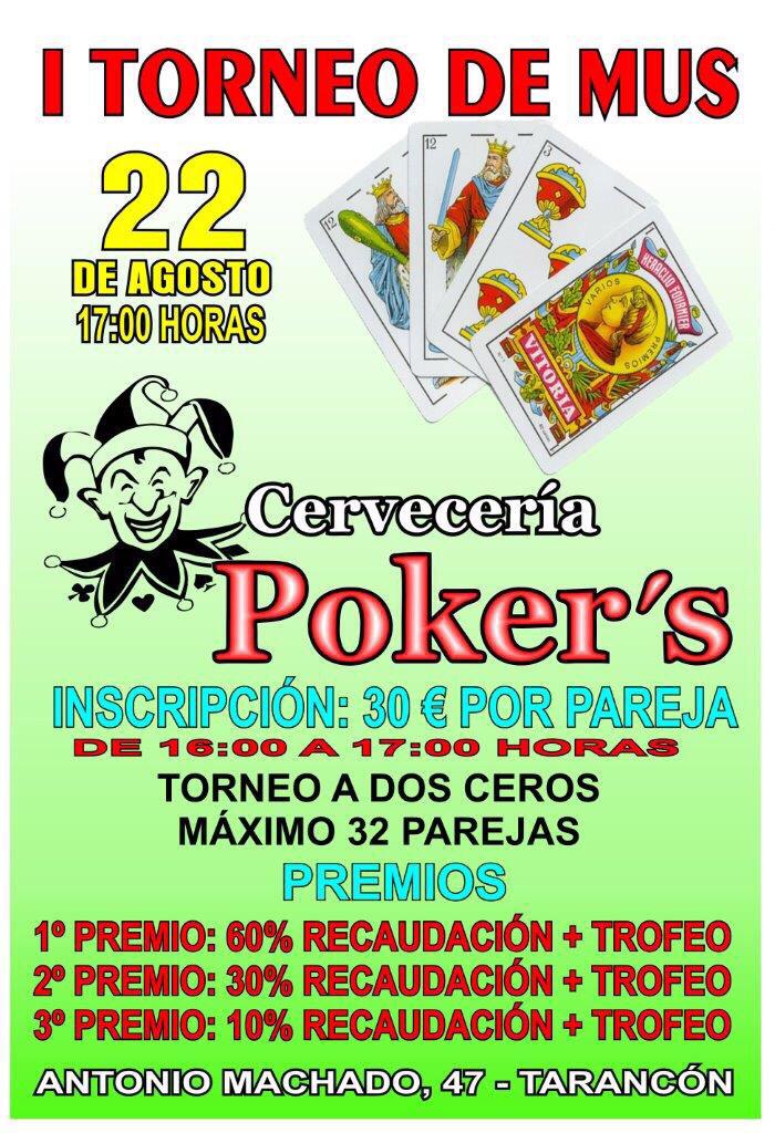 lolo8's tweet photo. Campeonato de mus en cervecería poker's. http://t.co/rF4u3WDBVs