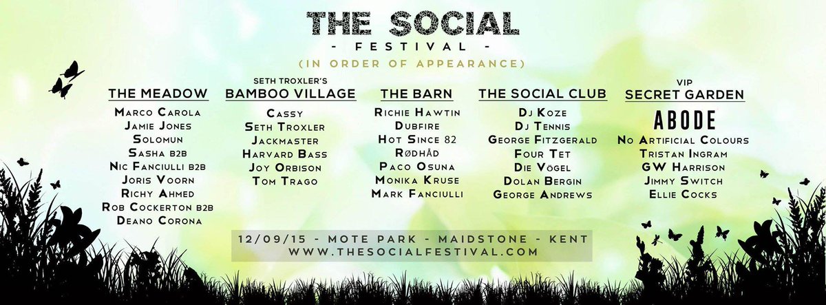 Retweet our full line up &amp; win 2 tickets to The Social...

thesocialfestival.com  

#thatlineup