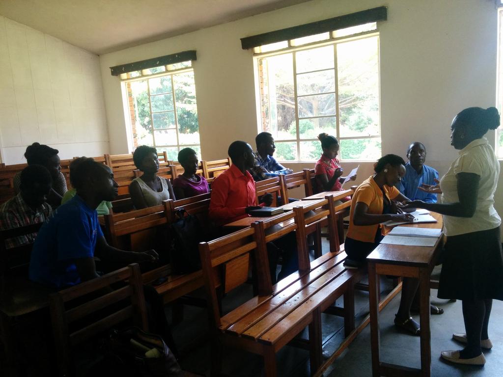 AmberZolc's tweet photo. Uganda Martyr's University student leaders begin outreach on their campus today!  Come Holy Spirit! http://t.co/OOEUuf087q