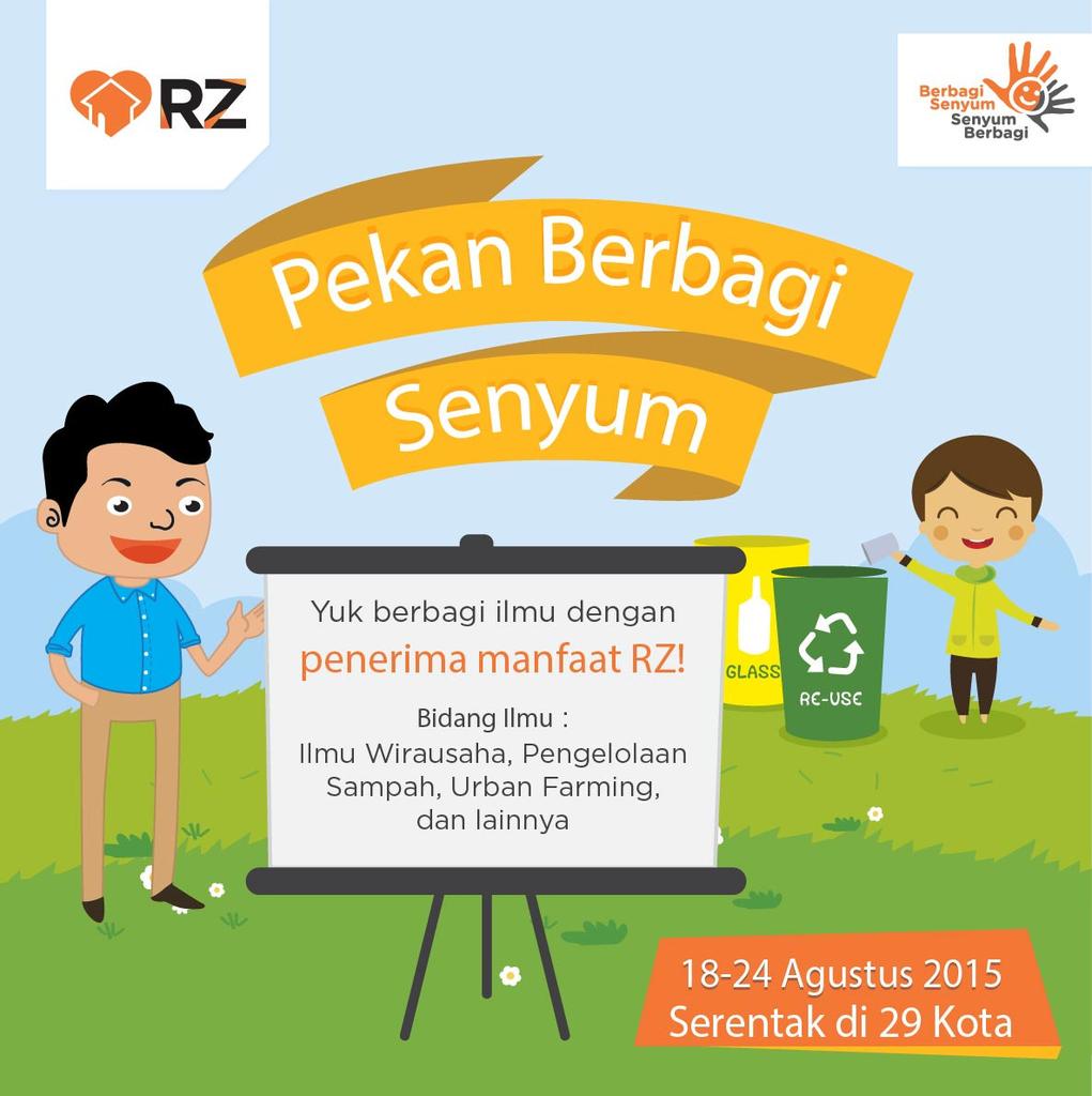 Pendaftaran #PekanBerbagi Senyum diperpanjang hingga tanggal 12 Agustus 2015