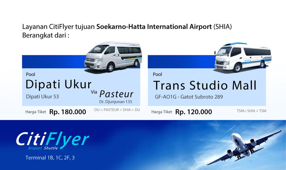 Mau ke Bandara Soetta dan sebaliknya,udh coba naik unit kt yg satu ini? aman &amp; nyaman ;) info : 0804 1111 000