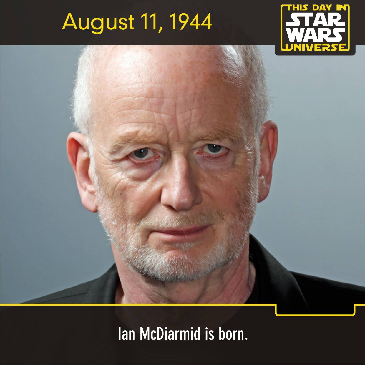 August 11, 1944 Ian McDiarmid turns 71 today. Wish him a Happy Birthday! 